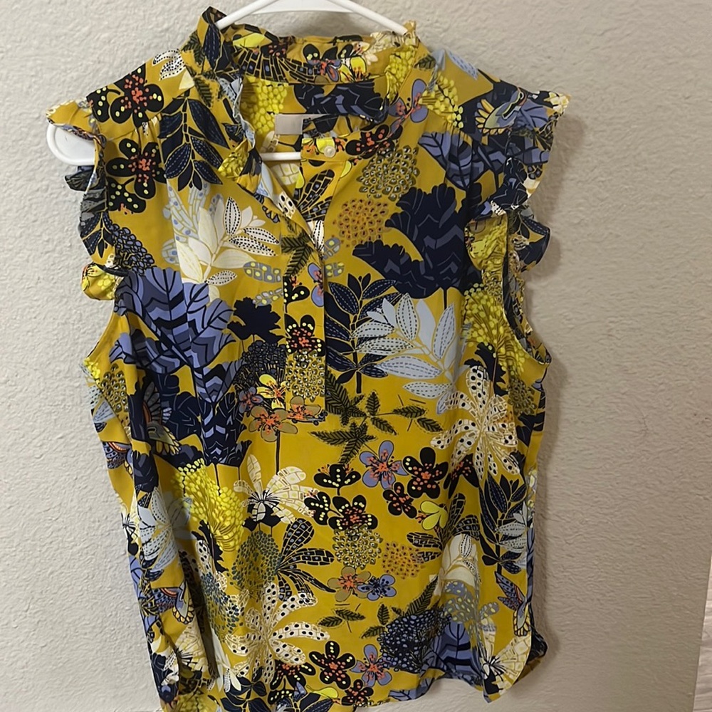 Loft floral blouse